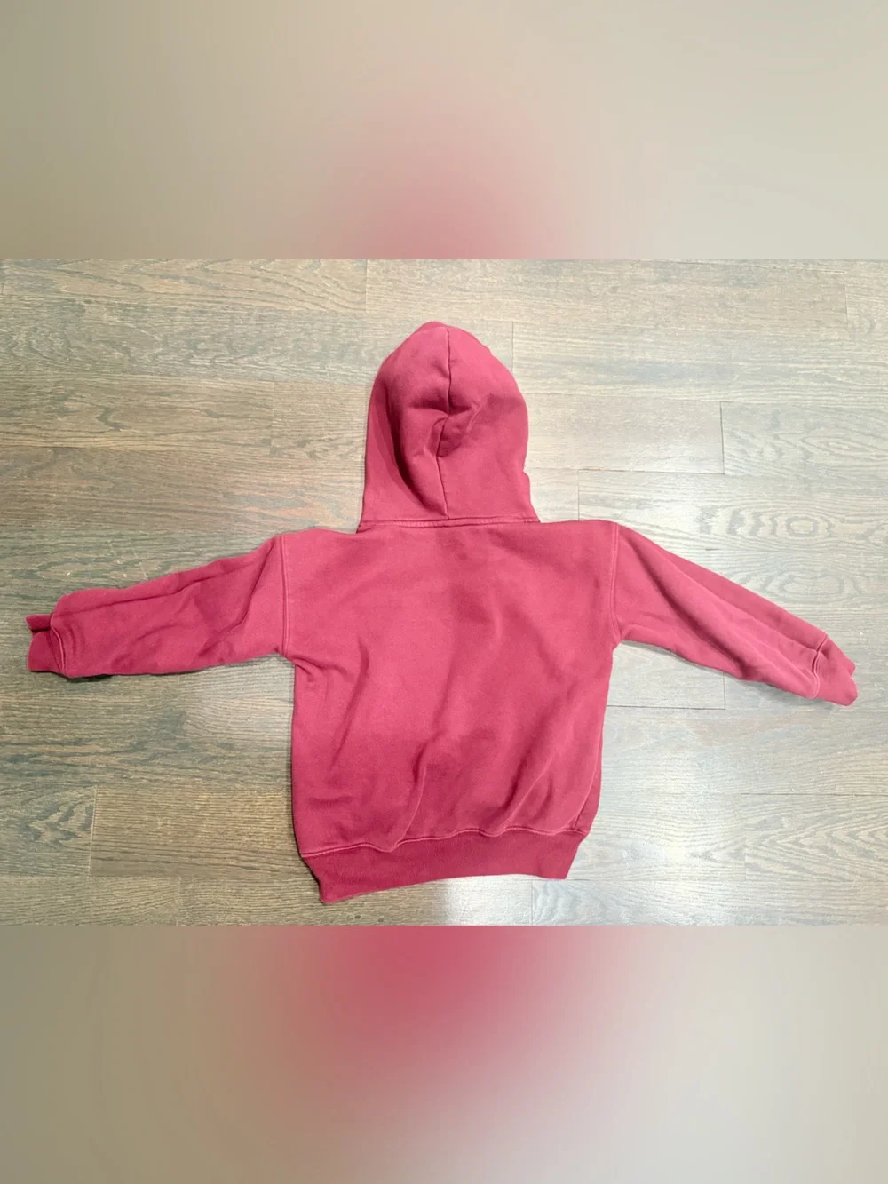 Boys GAP Kids Burgundy Athletic Hoodie with White Logo size small (6/7)